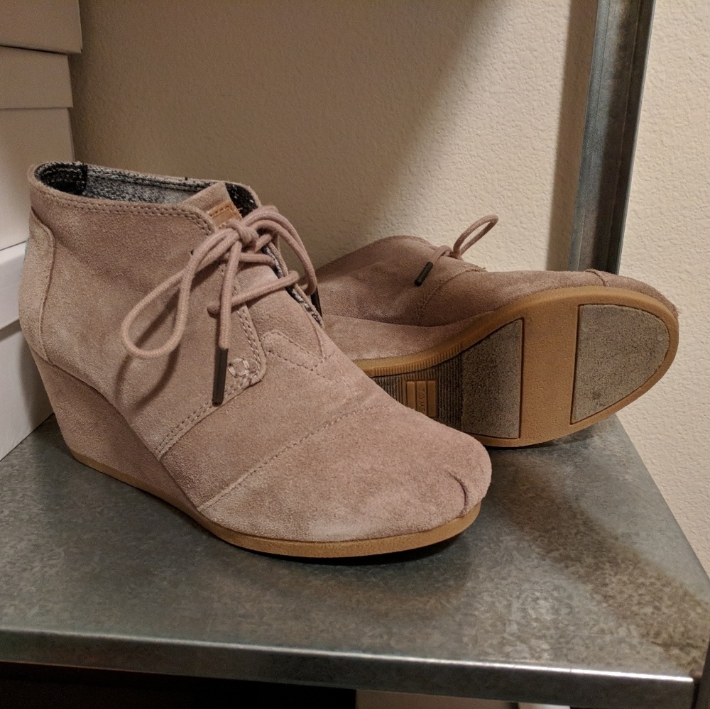Toms 'Desert' wedge bootie
